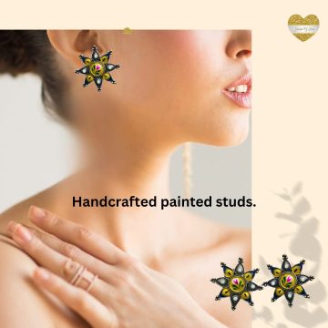 Handpainted earrings
